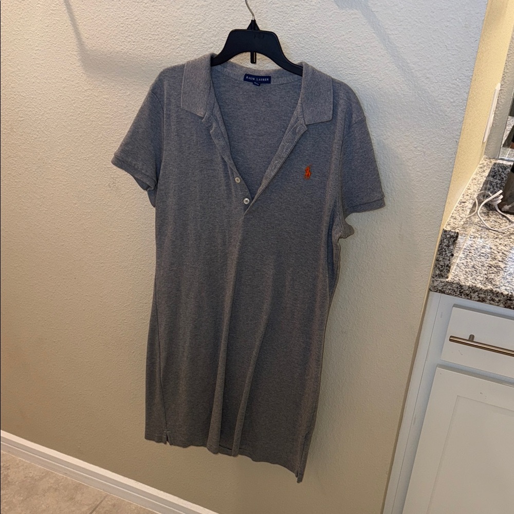 Ralph Lauren Charcoal Polo Dress
